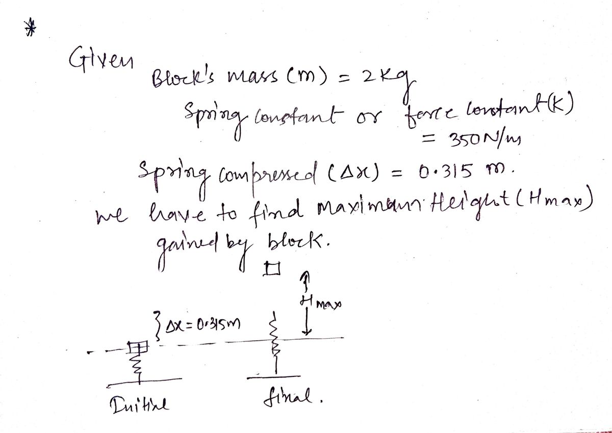 Physics homework question answer, step 1, image 1